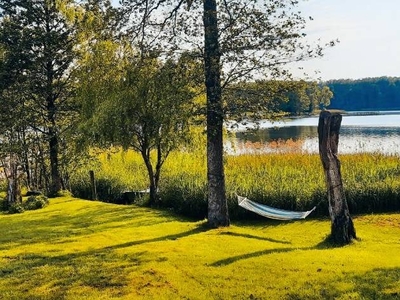 Działka z nowym domkiem letniskowym MAZURY