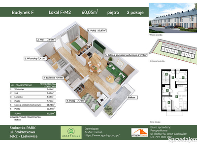 NOWE Mieszkanie CENTRUM Jelcza-Laskowic