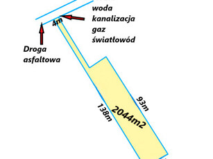 Działka budowlana Księżyno