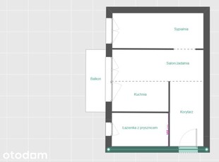 Mieszkanie 2-pokoje z dużym balkonem i parkingiem