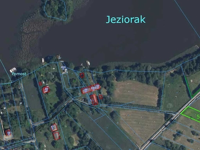 Jezioro, Jeziorak, druga linia, media, Mazury, Iława, 2400 m²