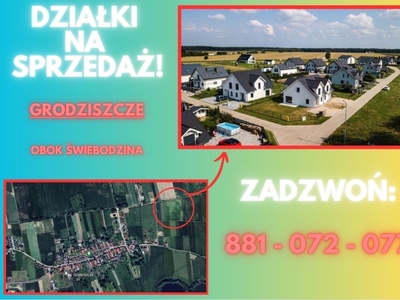 Sprzedam działki w grodziszczu