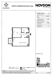Sprzedam mieszkanie 46 m2 Osiedle Klonove stan deweloperski