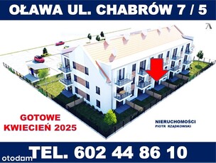 Oława mieszkanie z ogródkiem-parter-38,00m2CHABRÓW