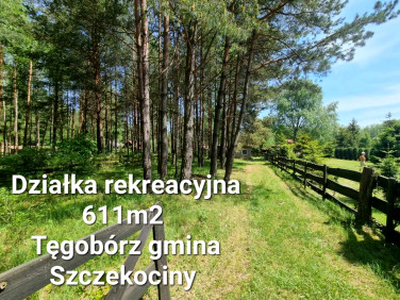 Działka rekreacyjna Tęgobórz