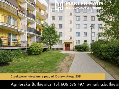 Mieszkanie 2-pokojowe 35,20 m2. Daszyńskiego 25B