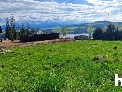 Widokowa działka budowlana z widokiem na Tatry i Jezioro Czorsztyńskie, 8ar