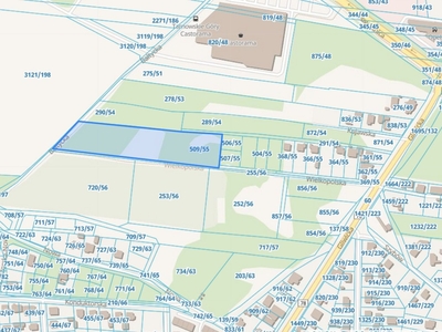 Działka usługowa Tarnowskie Góry Śródmieście-Centrum, ul. Bałtycka 509/55