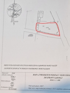 Niechcice - Gieski Sprzedam działkę budowlaną pow. 1785 m2