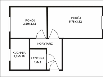 Mieszkanie dwupokojowe na sprzedaż