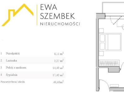 Mieszkanie dwupokojowe na sprzedaż