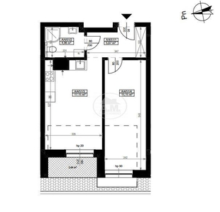 2-pokojowe mieszkanie 42m2 + balkon Bez Prowizji