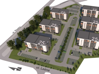 Chrzanów, Leśna Partyzantów I etap, 58m2.