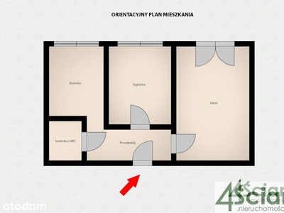 2-pokojowe mieszkanie 42m2 + ogródek Bez Prowizji