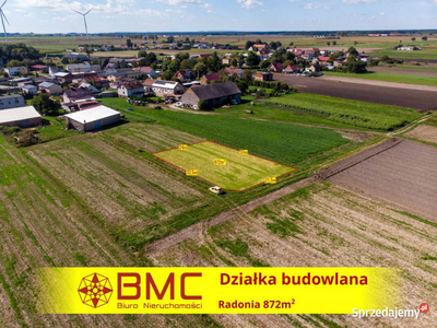 Działka Radonia 872m2