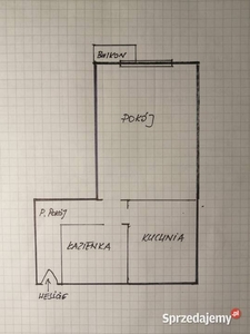 Kawalerka 31,7m, balkon, piwnica, centrum, do remontu, bezpo