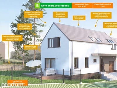 Nowe lokale z garażem i ogródkiem - 127 m2