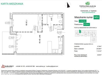 Nowe mieszkanie w Ciechocinku (M55)