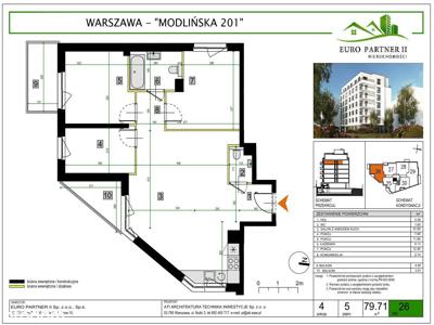 Przesrtonne Mieszkanie Modlińska 201 | M26