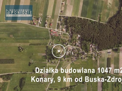 Działka budowlana Konary