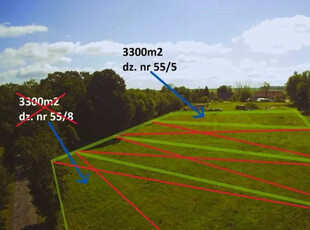 Na sprzedaż działka 3300m2 100m od jeziora