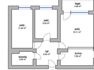 Targówek przy stacji metra Trocka, mieszkanie 54 m2, loggia, widne, 3 pokoje