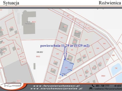 Sprzedam działkę w Rożwienicy/ 10 km od Jarosławia