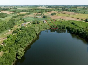 Działka 2322m2 z własną linia brzegową, Pojezierze Dobrzyńskie