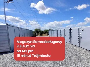 Magazyn, przechowalnia, kontener, self storage, 15 minut od 3miasta