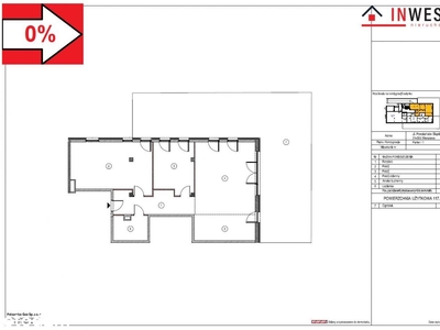 Bemowo - 3 pokoje 117,92m2, ogródek 103,69m2