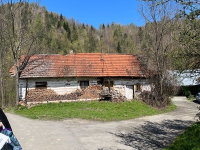 Działka budowlana 12,86ara w Beskidach + 100letni dom do wyburzenia.