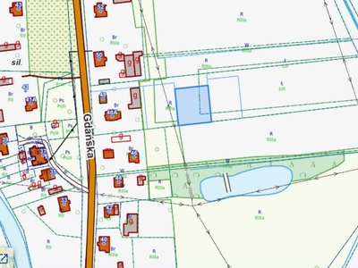 Działka budowlana w centrum Suchego Dębu 1206m2