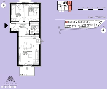 Apartament A2 zaledwie 900 m2 od plaży z tarasem