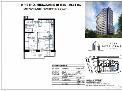 Inwestycja - Mieszkanie wyk. deweloperskie - Rzeszów