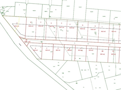 Działki z planem! 800, 900, 1000 m2 !!!