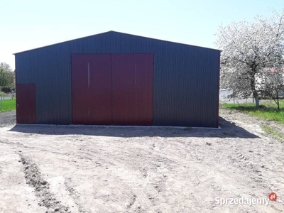 C101 Garaż Blaszany 12x10m Wiata , Hala , Magazyn Rolniczy - GRZYWSTAL