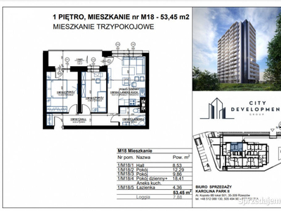 Inwestycja - Mieszkanie wyk. deweloperskie - Rzeszów