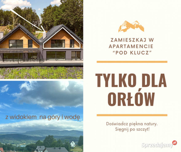 Apartament z widokiem na góry i wodę