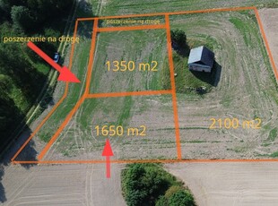 Działka na sprzedaż o pow.1650 m2 w Suszkach