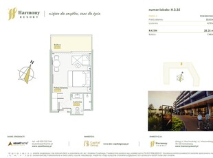 Harmony Resort | apartament 1-pok. | H.3.35