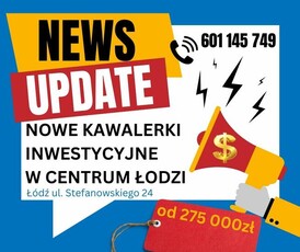 Nowa wykończona KAWALERKA! Centrum przy Politechnice/600m do