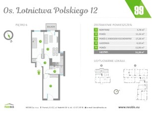 Nowe mieszkanie Ogrody, os. Lotnictwa Polskiego 12