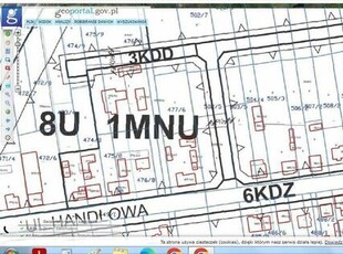 Poczesna, dz.2644m2,pow.częstochowski,plan,media.