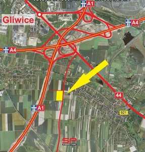 Teren inwestycyjny w Gliwicach w sąsiedztwie A1