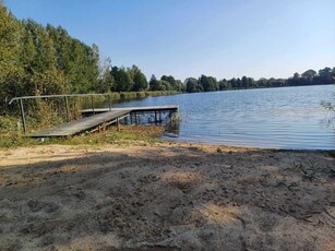 Działka rekreacyjno-budowlana 700m2 nad jeziorem - udział w plaży