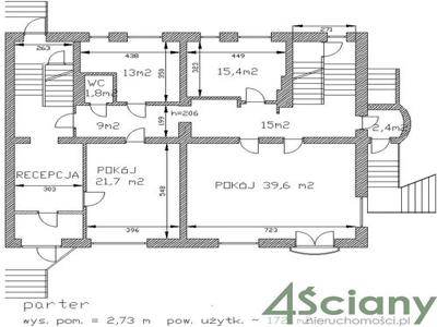 Dom do wynajęcia 8 pokoi Warszawa, 610 m2, działka 800 m2