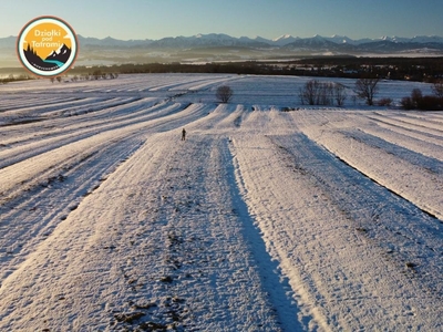 Działka z pozwoleniem na 2 domki. Widok na Tatry.