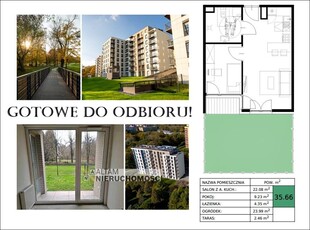 Gotowe! 2pok. 35,66m² Ogródek ul. Lasówka Park 0%