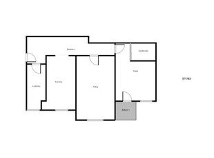 Mieszkanie na sprzedaż 2 pokoje Poznań Grunwald, 63,30 m2, 1 piętro