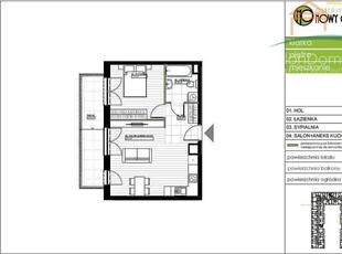 Mieszkanie z balkonem o pow. 9,76 m2